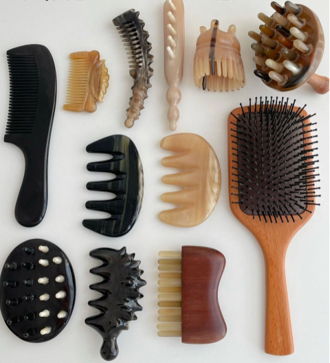 types of combs and brushes