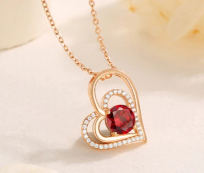 Necklace-Necklace-Double Heart