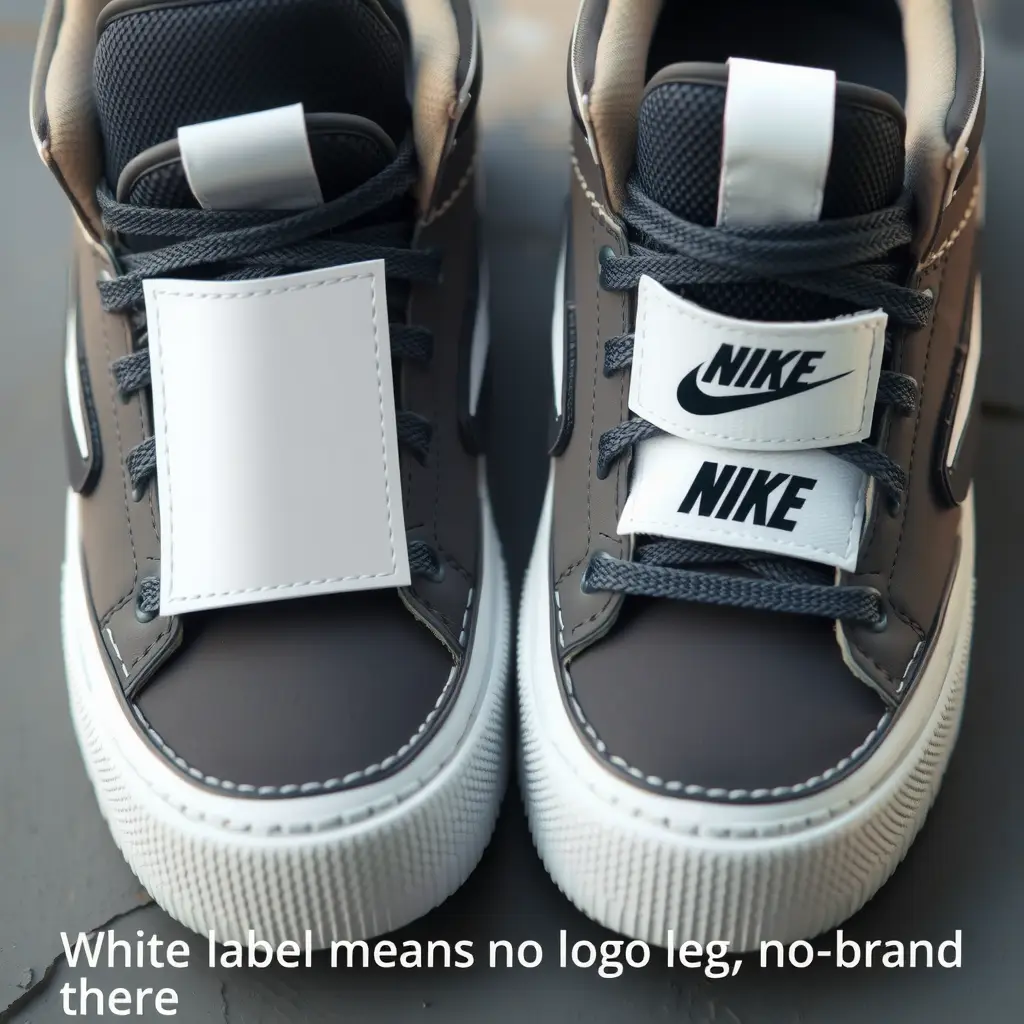 a white lable and private lable shoe